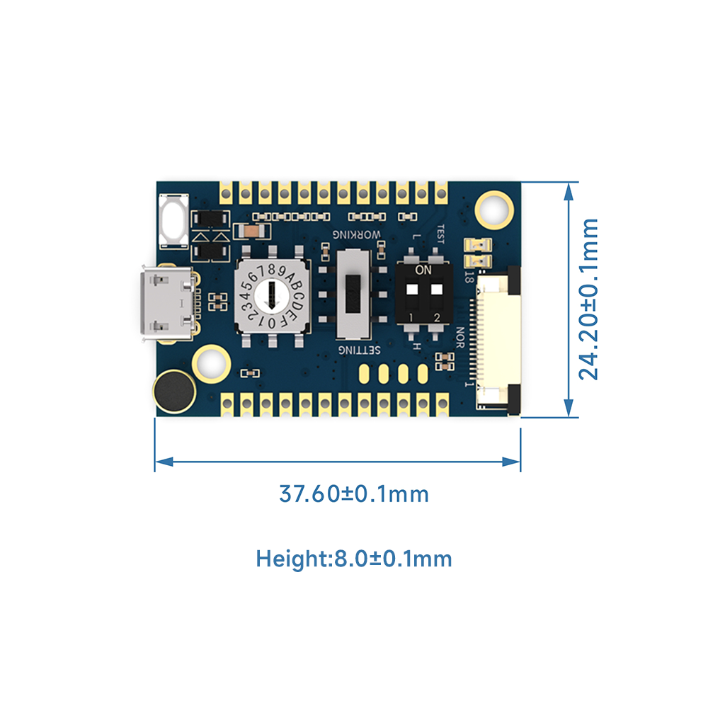 DMR858S: Integriertes 5-W-DMR-Tier-II-Walkie-Talkie-Modul