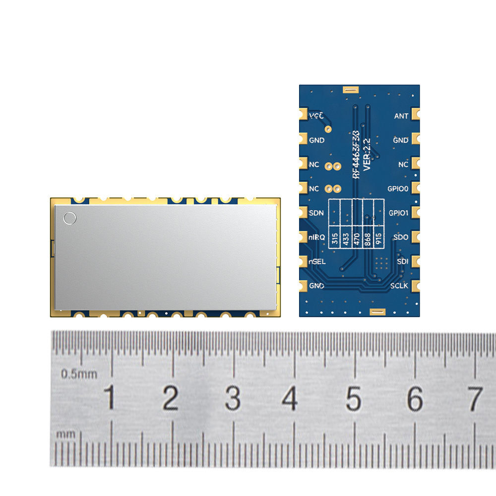 RF4463F30: 1 W Si4463 HF-Modul mit Verstärker und LNA