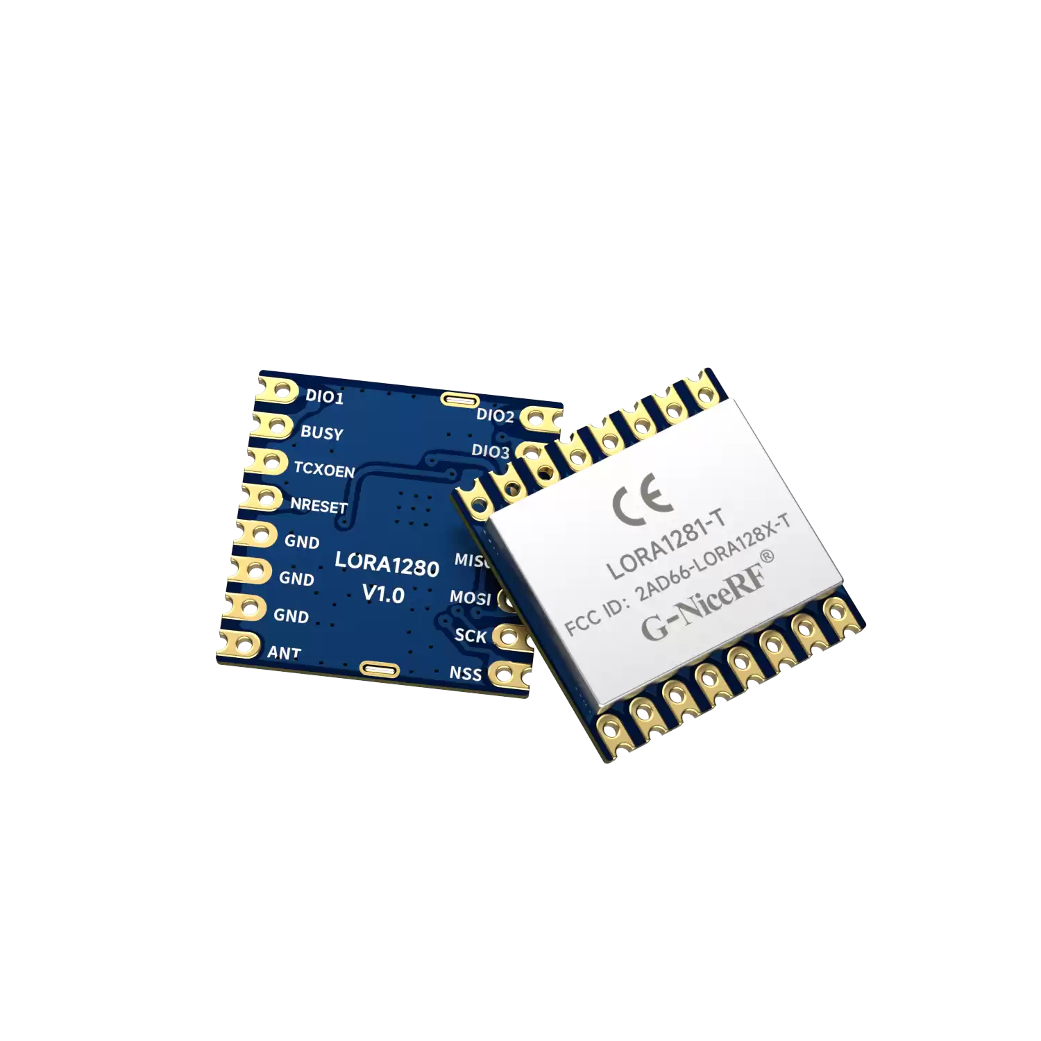 LoRa1281-TCXO: FCC ID&amp;CE-RED-Zertifizierung SX1281 2,4 GHz-zertifiziertes Modul unterstützt Ranging