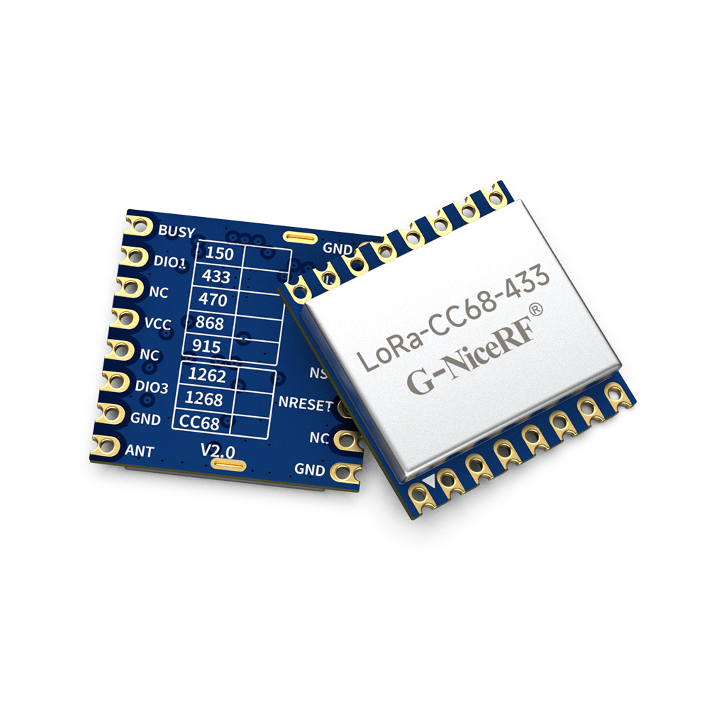 LoRa-CC68: 433/470/490-MHz-Modul basierend auf LLCC68 mit SPI-Port