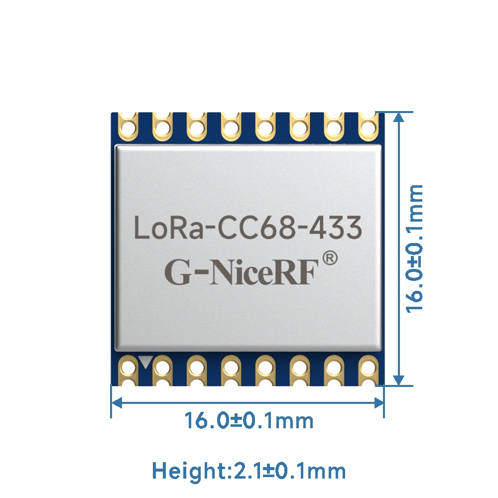 LoRa-CC68: 433/470/490-MHz-Modul basierend auf LLCC68 mit SPI-Port