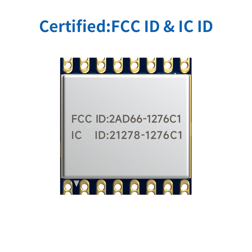 LoRa1276-C1-915: FCC-ID-zertifiziertes 915-MHz-SX1276-LoRa-Modul mit ESD-Schutz