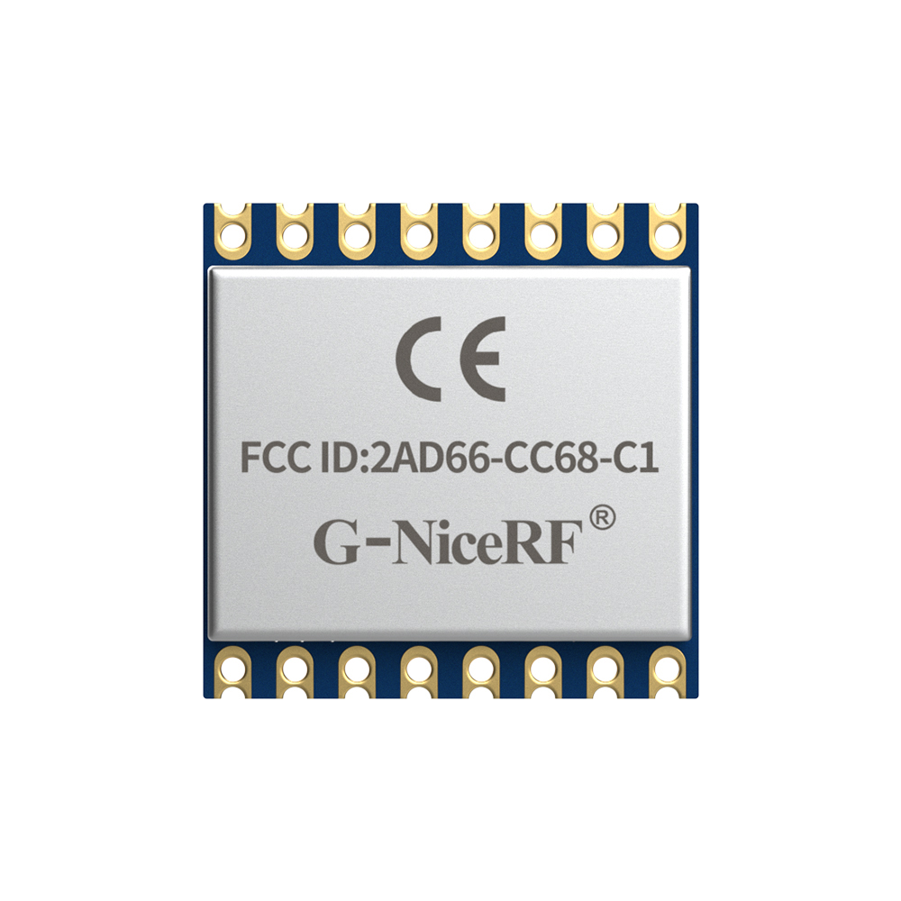 CC68-C1-868/915: LLCC68 FCC ID &amp; CE-RED zertifiziertes LoRa-Modul mit SPI-Schnittstelle