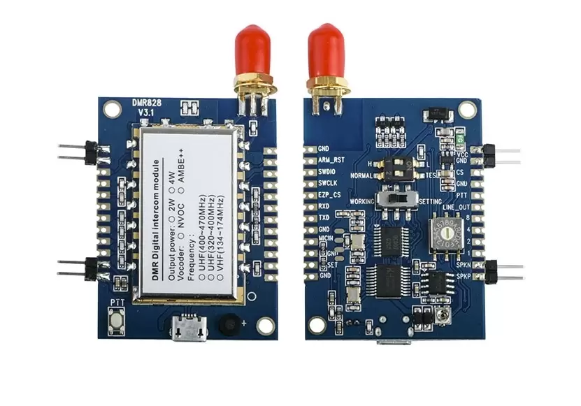 Was sind die Merkmale des digitalen Intercom-Moduls DMR? Wie wähle ich?