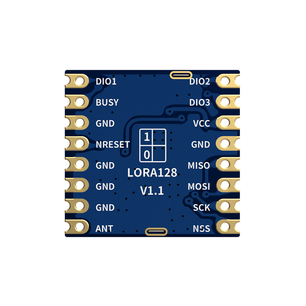 LoRa1280-TCXO: FCC-ID- und CE-RED-Zertifizierung. SX1280 2,4-GHz-zertifiziertes Modul unterstützt Entfernungsmessung