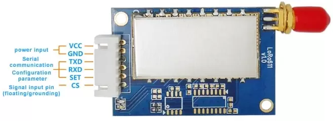 Pinbelegung des Funk-Schaltmoduls SK200-TX-100 MW