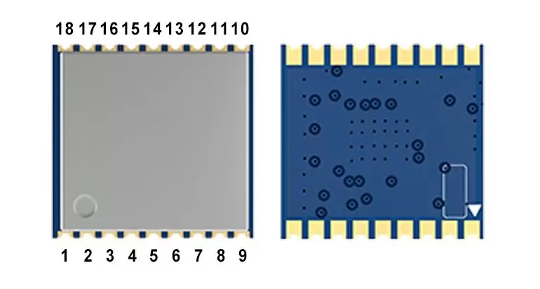 Pin-Belegung des GPS-Moduls GPS01-TD