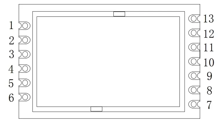 Pin-Beschreibung des drahtlosen Signalduplizierungsmoduls SRX888 Pin-Beschreibung des drahtlosen Signalduplizierungsmoduls SRX888