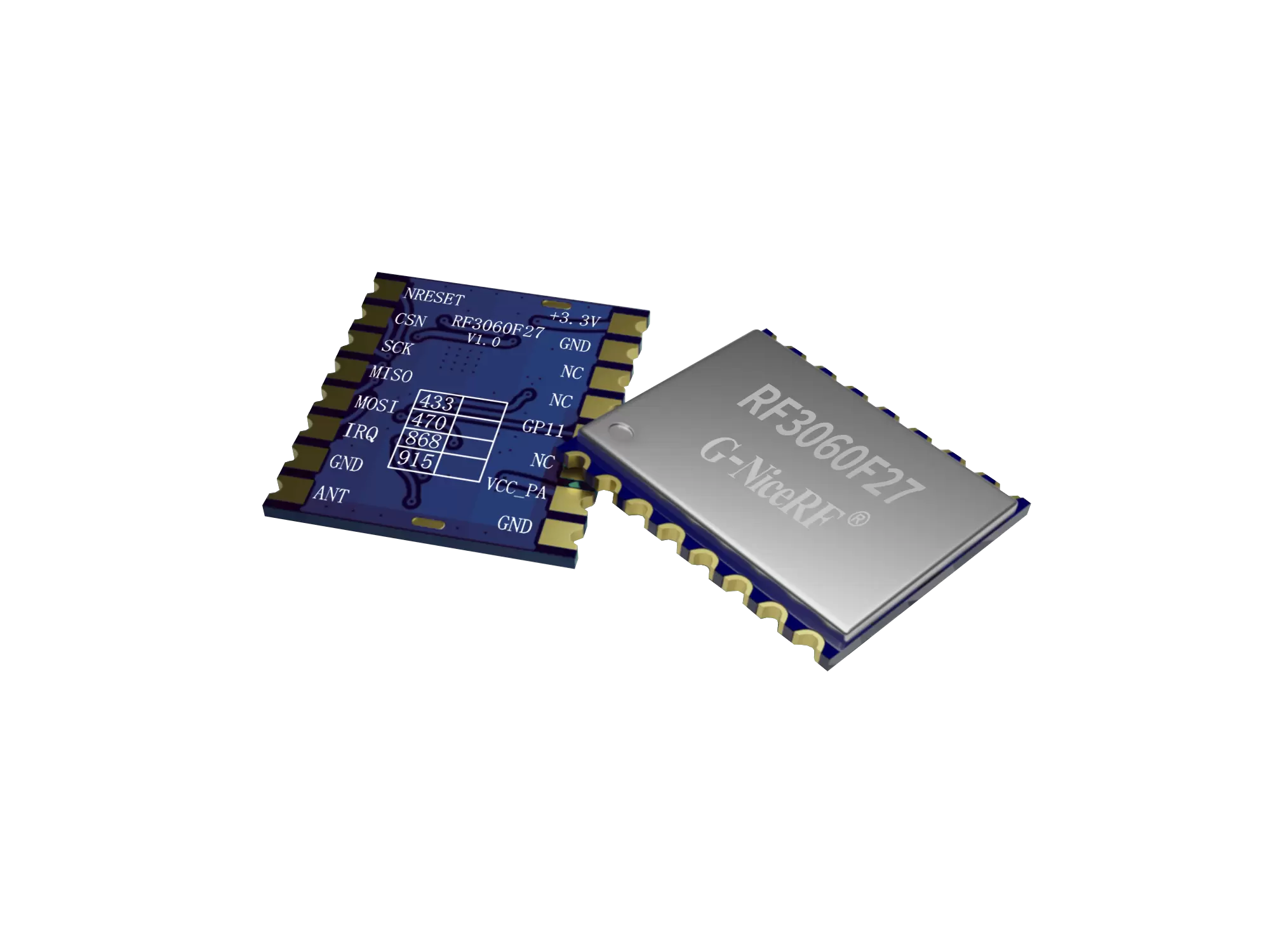RF3060F27: 500 mW drahtloses Transceiver-Modul