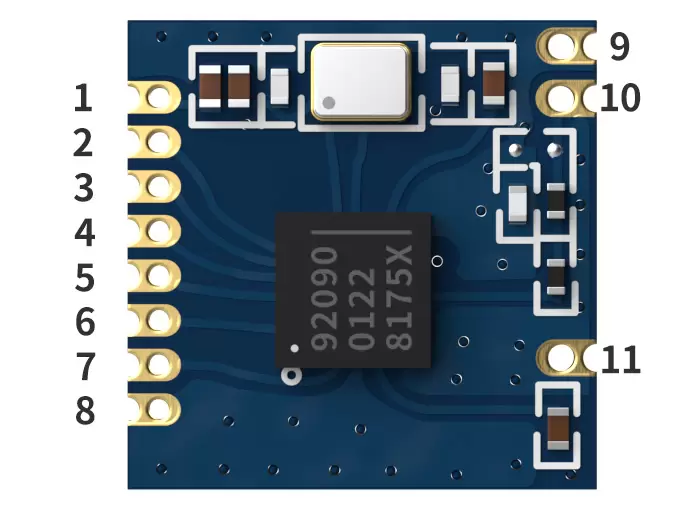 RF9209: Hochempfindliches 2,4-GHz-HF-Funkmodul