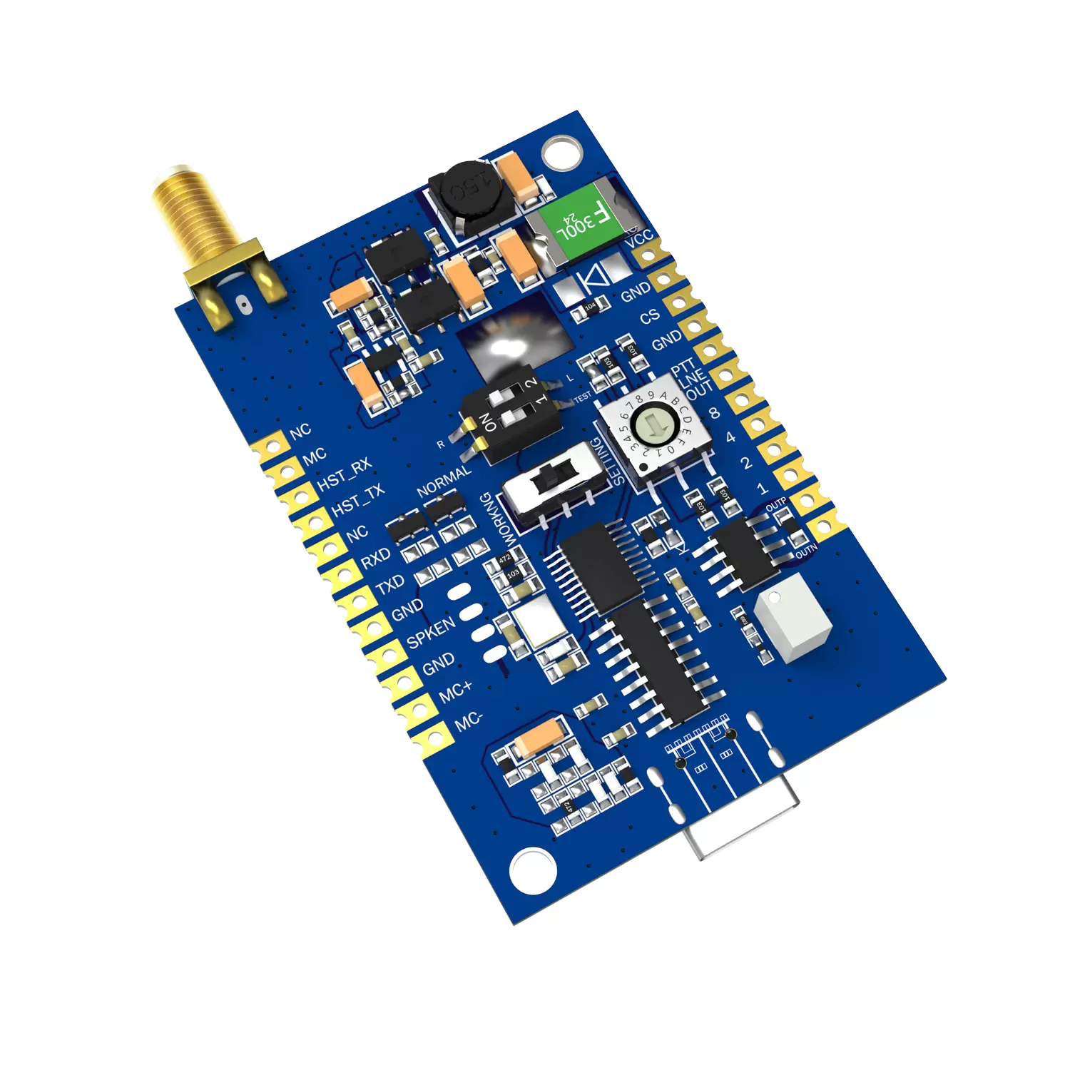 DMR858M: DMR Dual Time Slot Analog-Digital Integriertes 5W Walkie-Talkie