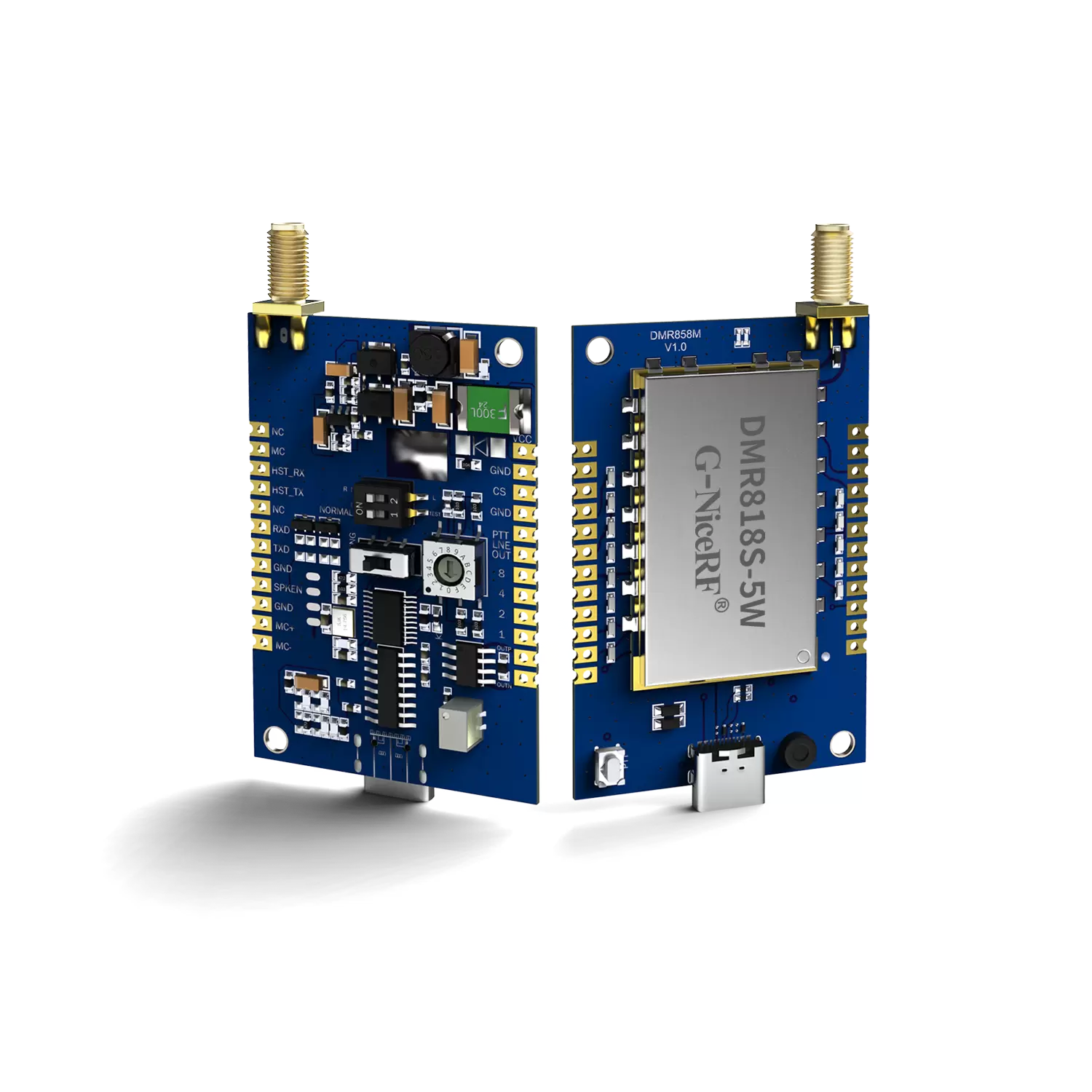 DMR858M: DMR Dual Time Slot Analog-Digital Integriertes 5W Walkie-Talkie