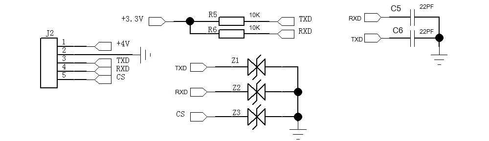 Anwendungsschaltung des Vollduplex-Datenübertragungsmoduls SA618F30-FD
