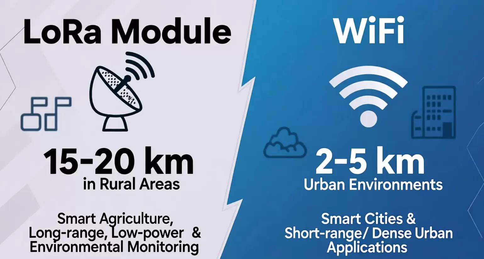 LoRa-Modul vs. WLAN: Welches ist besser?