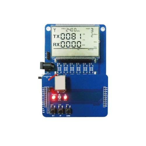 RF2401F20: Interaktives Demo-Board für das drahtlose 2,4-GHz-Transceiver-Modul nRF24L01+