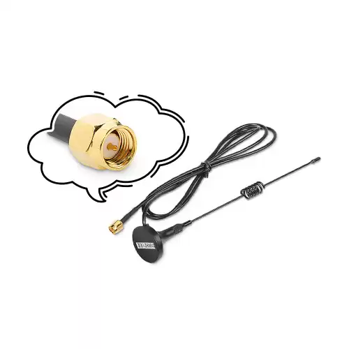 SW315-XP1M: 315 MHz High Gain Small Sucker Antenne