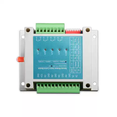 SK509: 5W Industrielles 4-Kanal-Funkschaltermodul mit Pairing-Funktion und ESD-Schutz