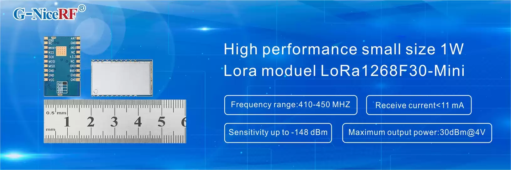 LoRa-Modul LoRa1268F30-Mini
