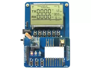 Wie das HF-Modul mit der DEMO-Demoplatine zusammenarbeitet, um die Parameter festzulegen und das Programm zu debuggen