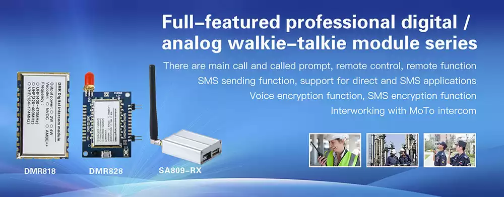 Digitales und analoges Walkie-Talkie-Modul