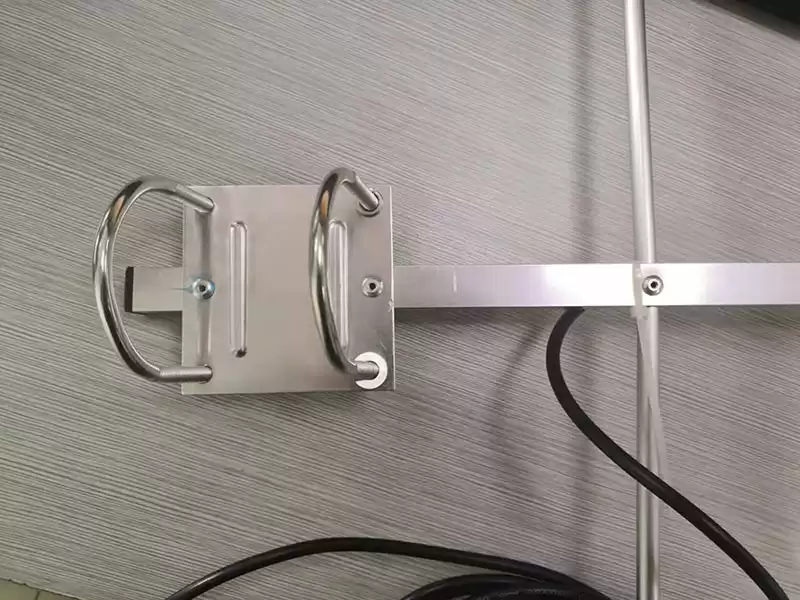 Die Unterseite der Yagi-Antenne