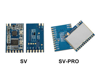 Was ist der Unterschied zwischen den Funkmodulen der SV- und SV-pro-Serie?