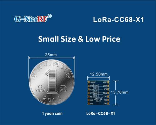 Kleine Größe und niedriger Preis: Neues LLCC68 LoRa-Funkmodul LoRa-CC68-X1