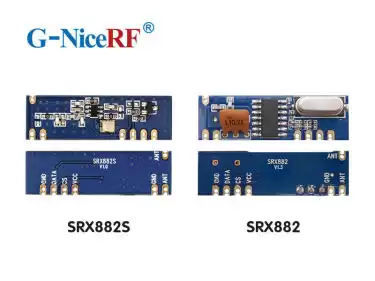 Unterschied zwischen den Superheterodyne-Empfängermodulen SRX882S und SRX882