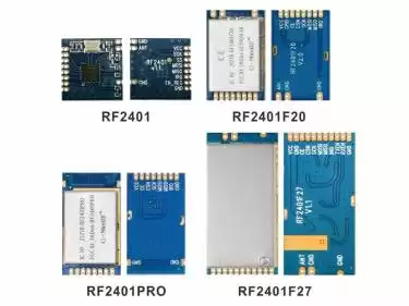 2,4-GHz-HF-Modul Module der RF2401-Serie: Wie unterscheidet man sie?