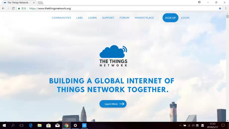 Gehen Sie zur Website https://www.thethingsnetwork.org/.