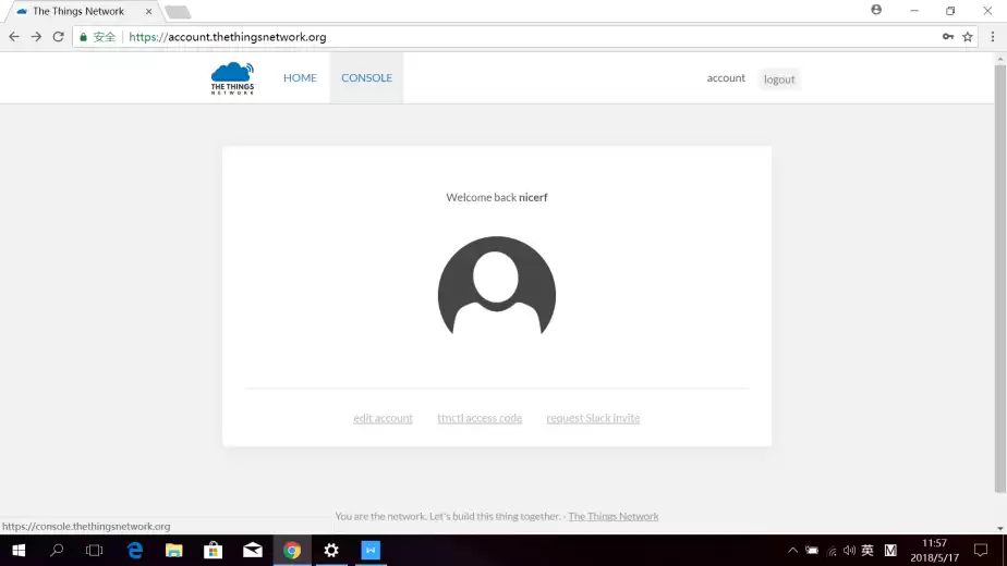 Klicken Sie auf KONSOLE, um zu Ihrer Konsole zu wechseln