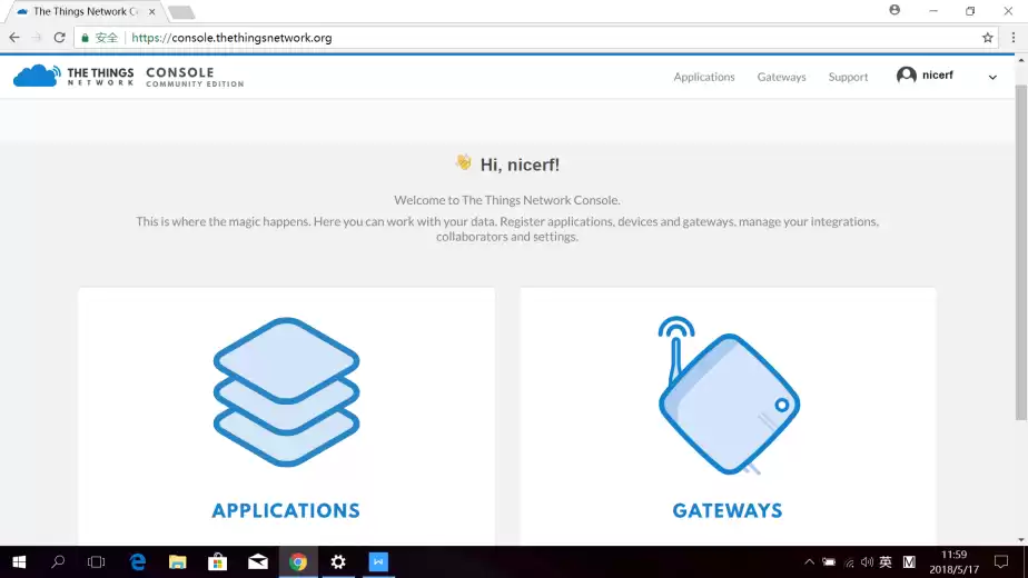 Klicken Sie auf KONSOLE, um zu Ihrer Konsole zu wechseln