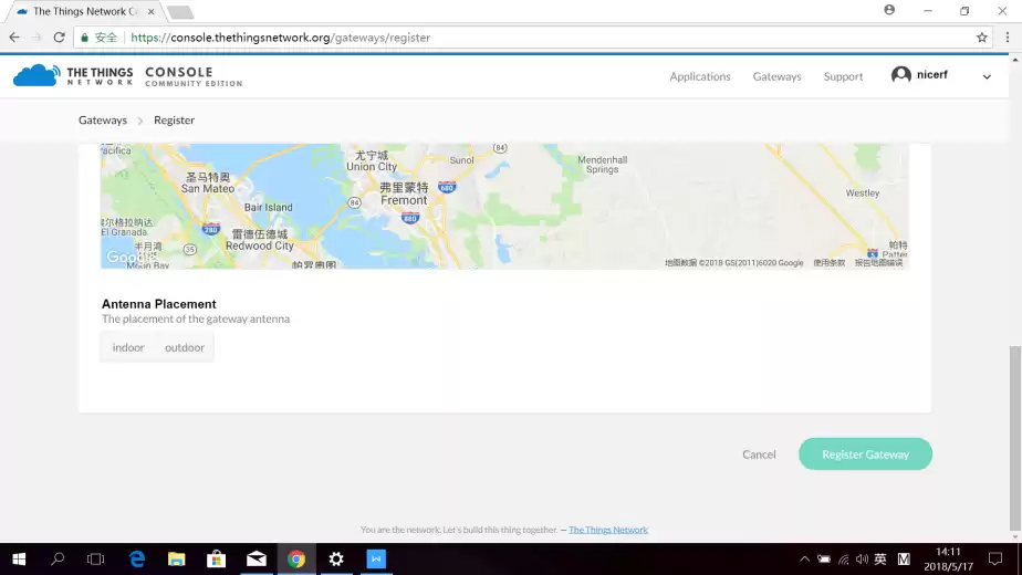 Wählen Sie Antennenplatzierung