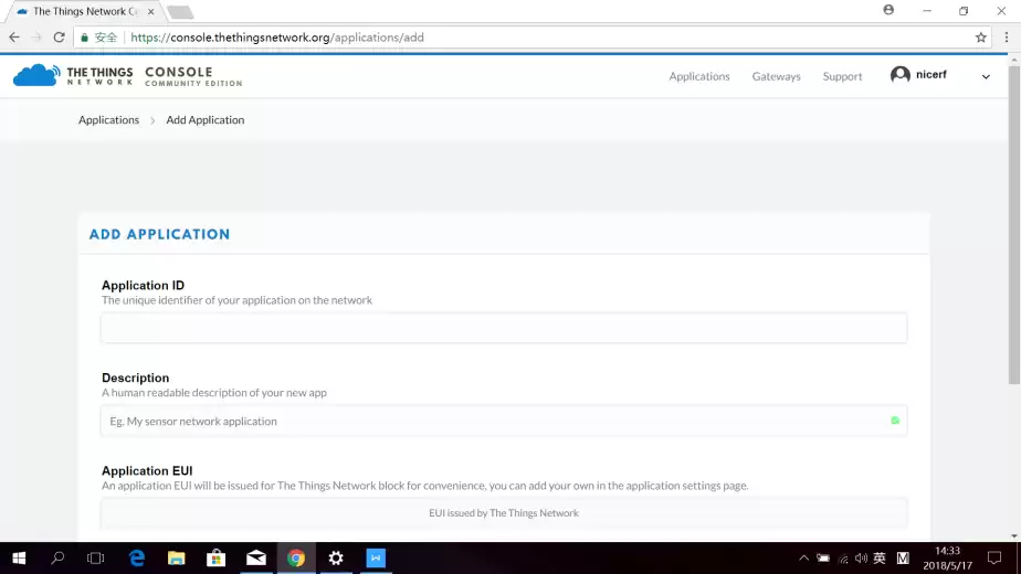 Klicken Sie auf Anwendung hinzufügen