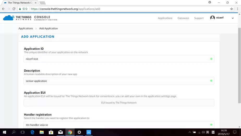 Geben Sie die Informationen wie folgt ein