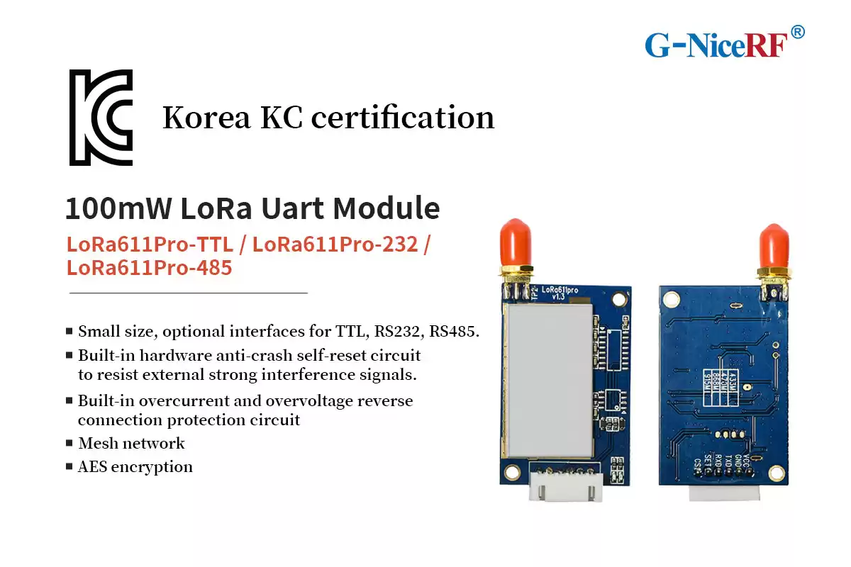 LoRa Uart-Modul LoRa611Pro-TTL, LoRa611Pro-232, LoRa611Pro-485