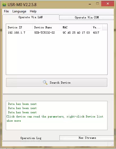 Klicken Sie auf Gerät suchen