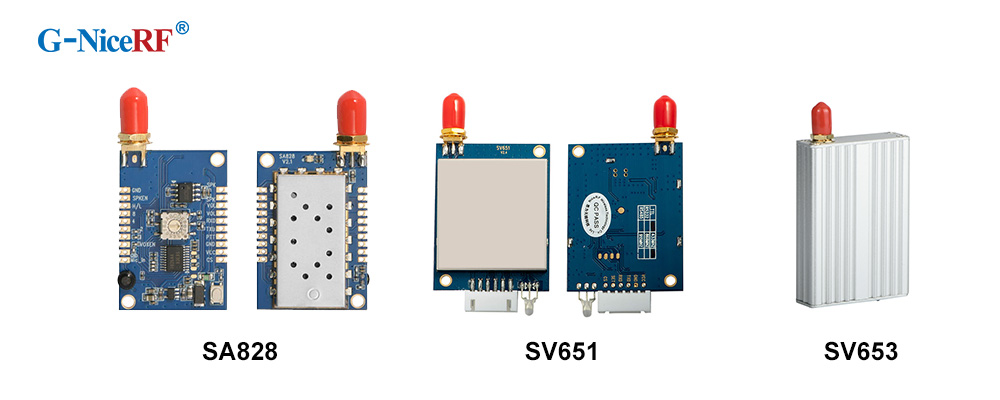 Walkie-Talkie-Modul SA828 und HF-Modul SV651 und HF-Modem SV653