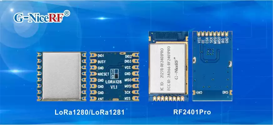 2,4 GHz Sender- und Empfängermodul LoRa1280 & RF2401Pro