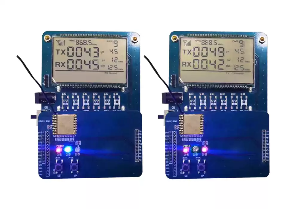 Kommunikationstest des LoRa-Moduls LoRa1262 DEMO-Kit