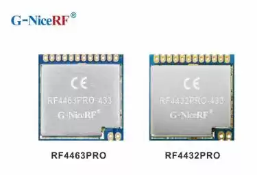 Unterschied zwischen RF-Modul RF4463Pro und RF4432Pro