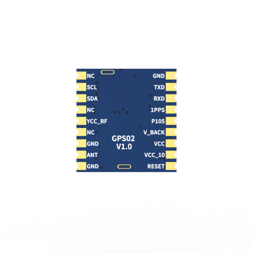 GPS02-UBX: Quad-Mode-Satelliten-UBLOX-GPS-Modul mit der neuesten UBLOX IC M10-Serie und ESD-Schutz