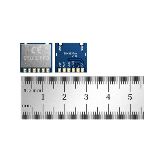 SRX883Pro: CE-RED-zertifiziertes 433-MHz-Superheterodyn-Empfängermodul