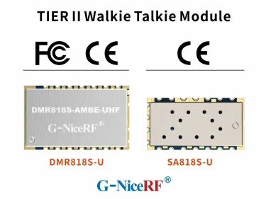 Die Walkie-Talkie-Module DMR818S-U und SA818S-U haben eine neue Zertifizierung erhalten