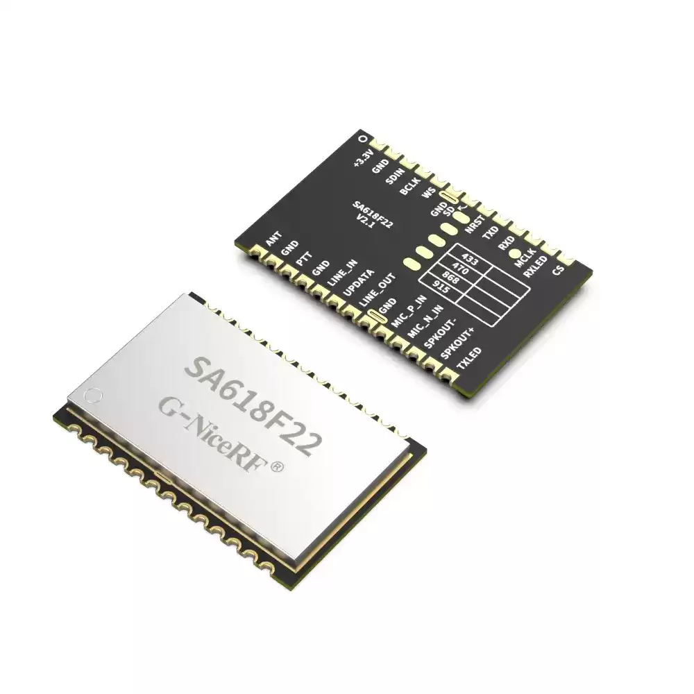 SA618F22: 160 mW 8K-Abtastrate, Vollduplex-Funk-Audio-Transceiver-Modul