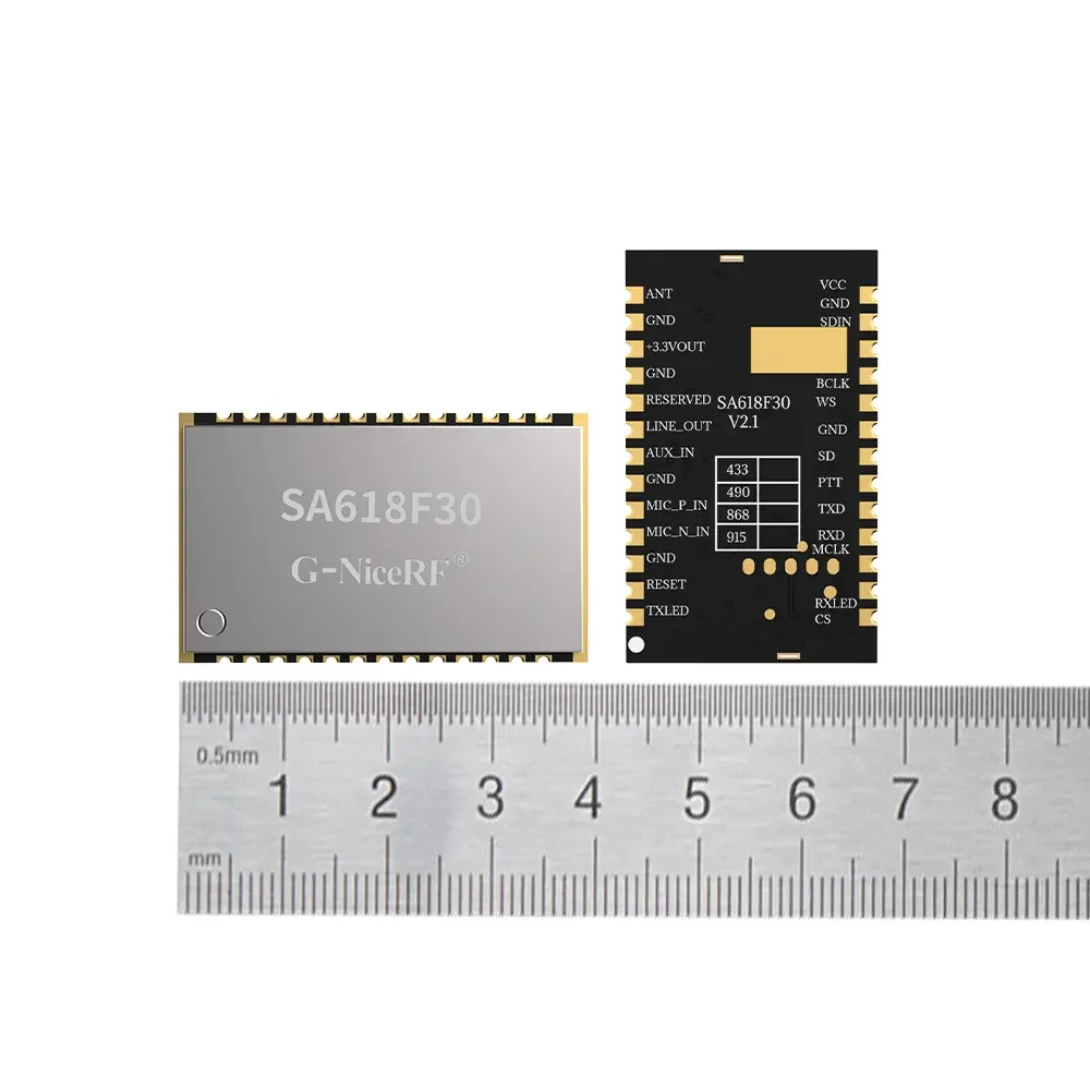 SA618F30: Drahtloses 1-W-Vollduplex-Audiomodul mit großer Reichweite und ESD-Schutz