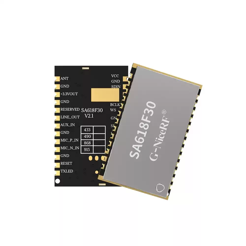 SA618F30: 1-W-Vollduplex-Funk-Audiomodul mit großer Reichweite und ESD-Schutz