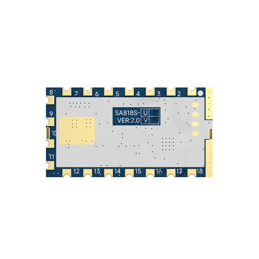 SA818S-CE: CE-RED-zertifiziertes analoges 1-W-Walkie-Talkie-Modul mit einer Reichweite von 3–5 km