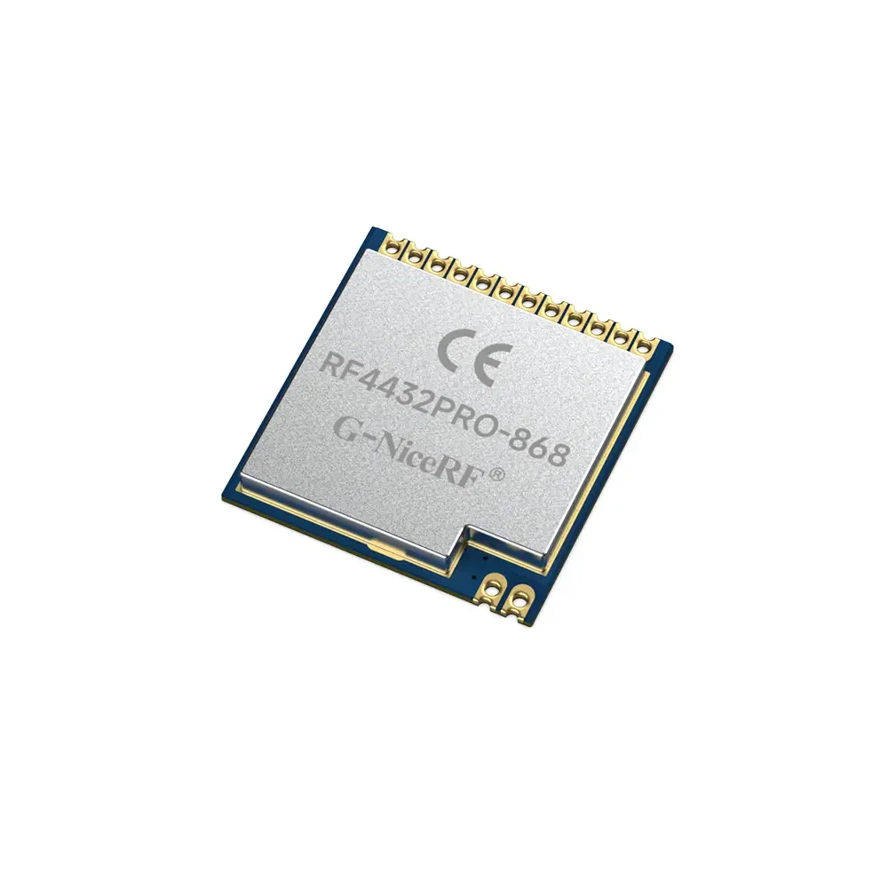 RF4432PRO: CE-RED-zertifiziertes 868-MHz-HF-Transceivermodul mit Abschirmung