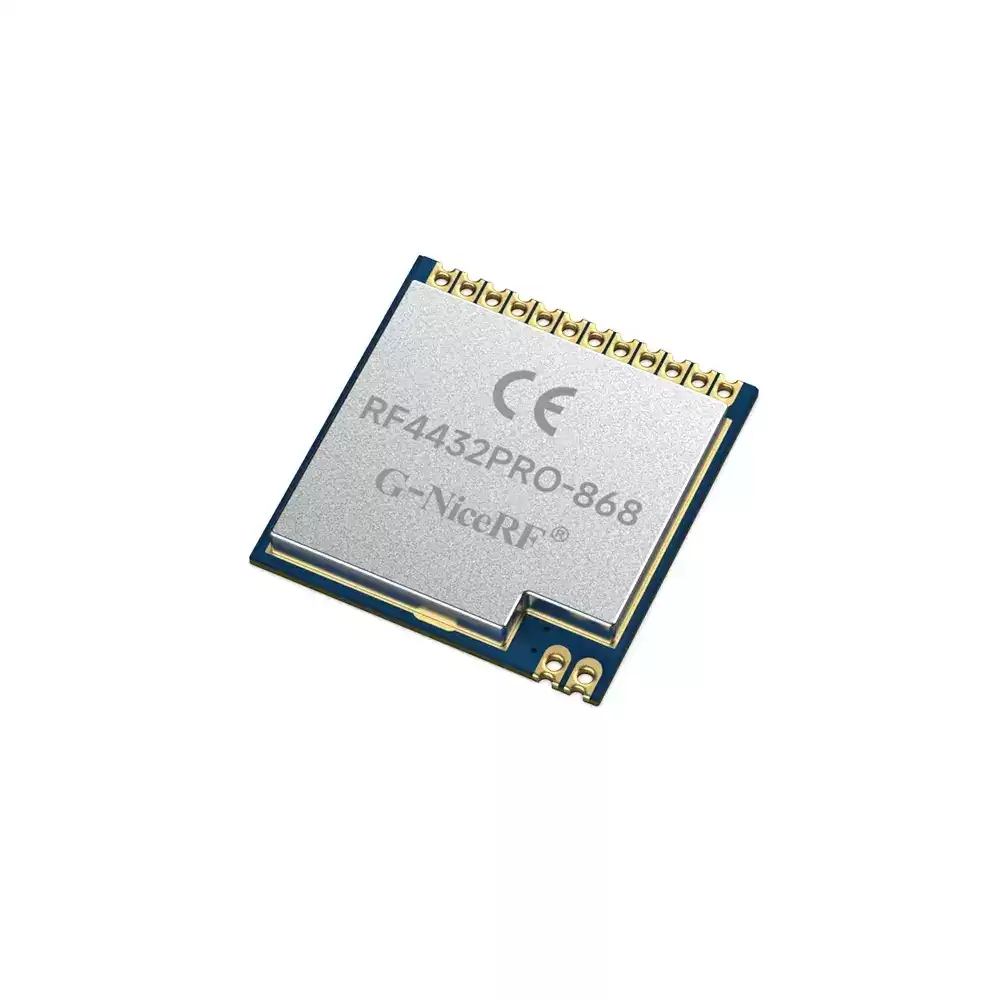 RF4432PRO: CE-RED-zertifiziertes 868-MHz-HF-Transceivermodul mit Abschirmung